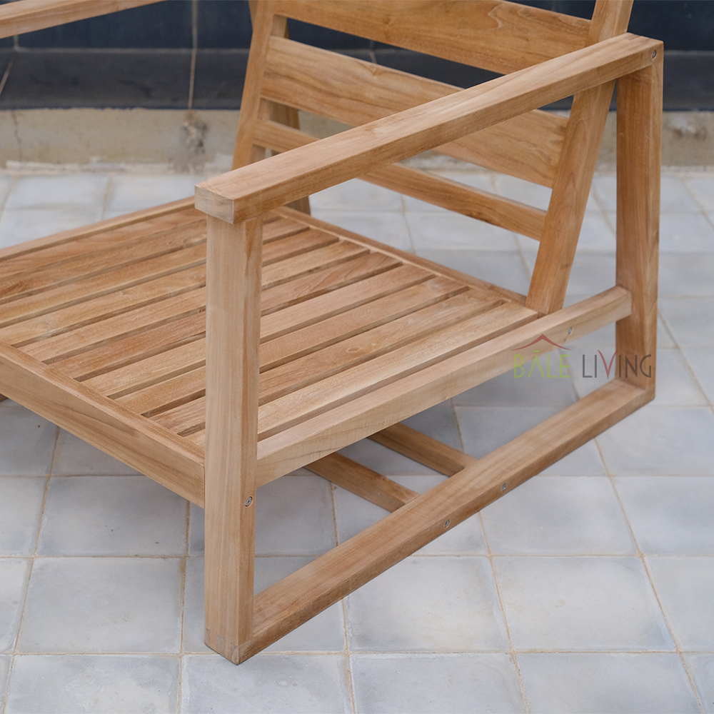 3 teak garden chair – cattalina bali nusa – baleliving indonesian teak garden furniture